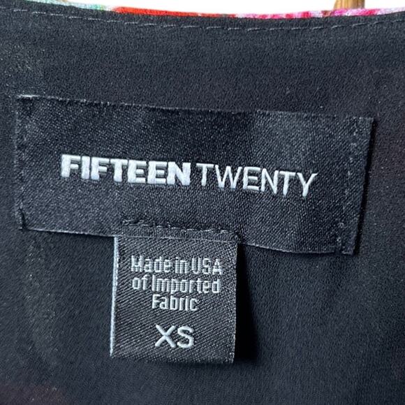 Fifteen Twenty Camisole Floral Sleeveless Spaghetti Straps Top Size XS - Picture 3 of 6